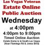 Wed.@4pm - Las Vegas Veteran Estate Online Auction 8/26