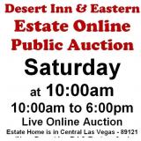 WELCOME TO OUR SAT. @10am ONLINE PUBLIC AUCTION