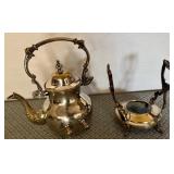 O - TEAPOT &  WARMING STAND (G155)