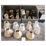 O - LOT OF SMALL LAMP SHADES (M16)