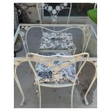 O - PATIO TABLE WITH 2 CHAIRS