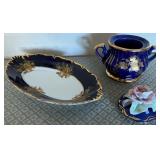 O - VINTAGE COBALT BLUE COLLECTIBLES (G148)
