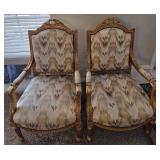 O - PAIR OF MATCHING ARM CHAIRS (L5)