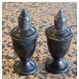 O - CROSBY STERLING SILVER S&P SHAKERS (K44)