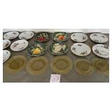 O - MIXED LOT OF VINTAGE PLATES (G138)