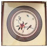 O - FRAMED ASIAN ART 19X12" (G17)