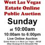 Sun@10am - West Las Vegas Estate Online Public Auction 8/30