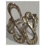 STERLING SILVER RING 5GRS (A74)