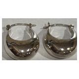 STERLING SILVER EARRINGS 7.1 GRS (A70)