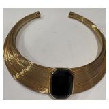 1980S GODTONE WIRE CHOKER NECKLACE (A39)