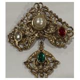 VINTAGE MOROCCAN STYLE BROOCH (A25)