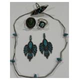 VINTAGE SILVER JEWELRY (A105)