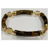VINTAGE TIGER EYE BRACELET (A115)