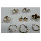 14K EARRINGS 4.1 GRS (A121)