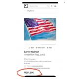 N1 - SIGNED AMERICAN FLAG FRAMED ARTWORK (M31)