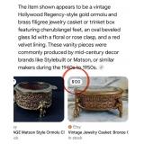 N1 - VINTAGE TRINKET BOX (H83)