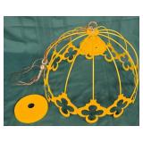 700 - MCM BIRDCAGE SWAG PENDANT LAMP (E7)
