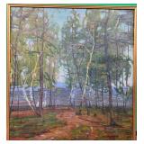 700 - WILLIAM GREASON OIL PAINTING FRAMED 26X28"