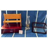 J1 - VINTAGE WOOD DISPLAY LOT ASSORTED (K133)