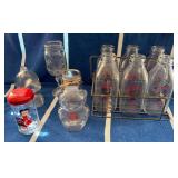 J1 - VINTAGE GLASS JAR COLLECTION ASSORTED (K111)