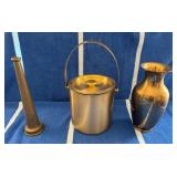 J1 - VINTAGE BRASS TABLEWARE ASSORTED SET (K98)