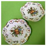 513 - TWO I. GODINGER & CO DECORATIVE PLATES (F72)