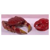 513 - CERAMIC CRAB DISH (CZECH), LOBSTER (T236)