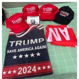 513 - LOT OF TRUMP 2020/2024 CAPS & ACCESSORIES