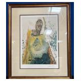 545 - DALI LTD ED LITHO FRAMED 34X28" (S21)