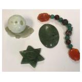 513 - MIXED LOT OF JADE PIECES (S44)