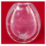 513 - KOSTA BODA CRYSTAL RABBIT VASE (T132)
