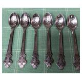 513 - LOT OF SIX ROLEX BUCHERER SPOONS (M82)