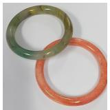 513 - TWO BANGLE BRACELETS (S1)