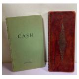 513 - TWO VINTAGE LEDGER BOOKS (T206)
