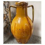 513 - 53"T GLAZED TERRACOTTA  AMPHORA (N1)