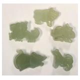 513 - FIVE MINIATURE FIGURINES (S47)