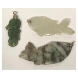 513 - LOTOF THREE PENDANTS (S38)