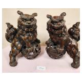 513 - PAIR OF CHINESE FOO DOGS (T140)