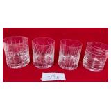 513 - FOUR MIXED MID-CENTURY TUMBLERS (T78)