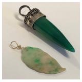 513 - LOT OF TWO VINTAGE PENDANTS (S42)