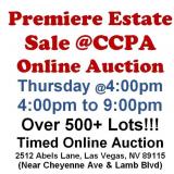 WELCOME TO OUR THURS. @4pm ONLINE PUBLIC AUCTION