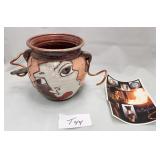 513 - KIMBERLY IAONE RAKU CLAY POT (T44)