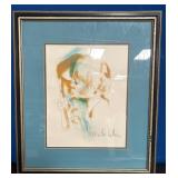 545 -HYACINTHE KULLER BARON ARTWORK FRAMED