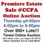 Thur.@4pm - Premiere Estate Sale @CCPA Online Auction 10/1