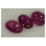 3.08CT CABOCHON RUBY GEMSTONES