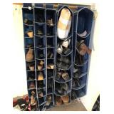 S2 - MIXED LOT OF SHOES IN ORGANIZER (M100)
