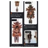 S2 - CLASSIC CARVED CUCKOO CLOCK (AS IS)(H48)