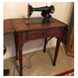 S2 - VINTAGE CABINET SEWING MACHINE (R4)