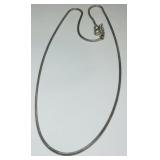 STERLING SILVER 19INCH SNAKE CHAIN  8.40GRS