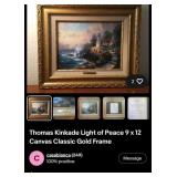 S2 - FRAMED LIGHTHOUSE COASTAL ART 12X8" (M49)